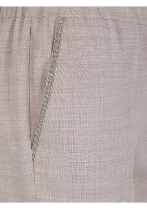 D.Exterior embellished trousers - Neutrals