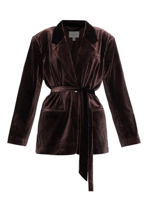 Gestuz Gzvitta velvet blazer - Brown