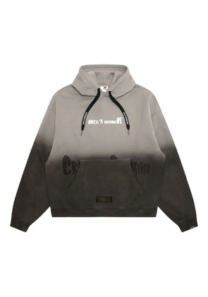AAPE BY *A BATHING APE® logo-print hoodie - Grey