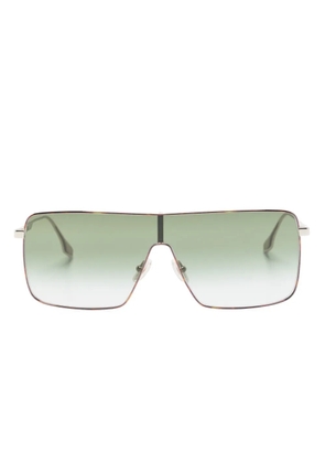 Victoria Beckham Eyewear shield-frame tinted sunglasses - Green