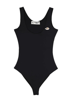 Fiorucci angels-patch bodysuit - Black