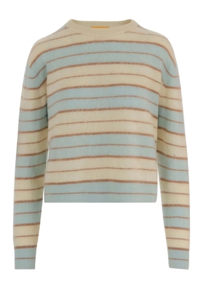 Guest In Residence crew-neck striped sweater - Neutrals