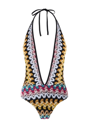 Missoni knitted swimsuit - Black