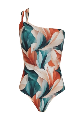Lygia & Nanny Miusha one-shoulder printed swimsuit - Green