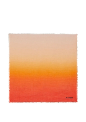 Jil Sander gradient-effect scarf - Orange