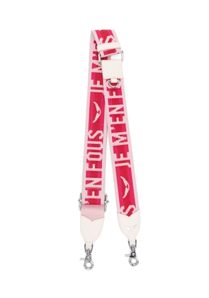 Zadig&Voltaire logo-jacquard shoulder strap - Pink