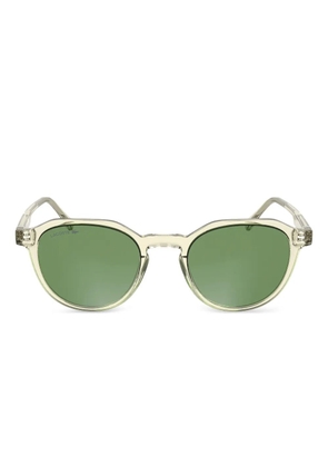 Lacoste logo-print sunglasses - Yellow