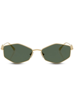 Jimmy Choo Eyewear logo-engraved sunglasses - Gold
