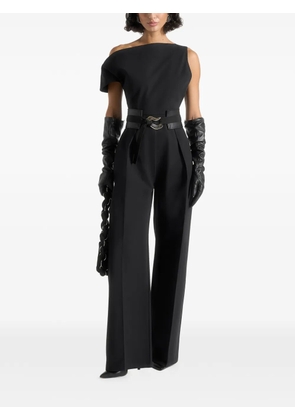 Manière De Voir Valerie one-shoulder jumpsuit - Black