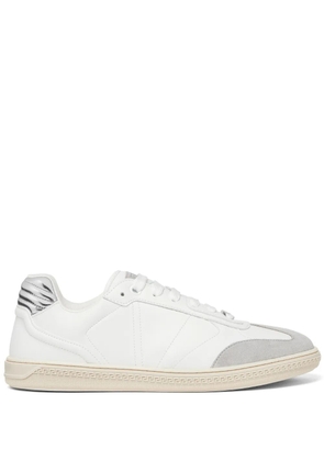 Versace Greca-motif panelled sneakers - White