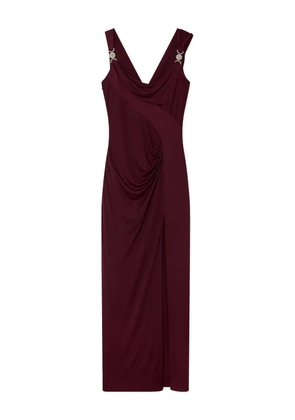 Versace Medusa-hardware maxi dress - Purple