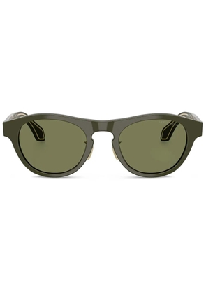 Giorgio Armani round-frame sunglasses - Green