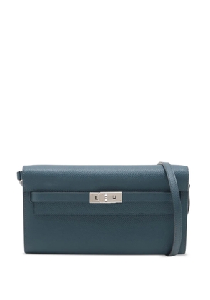 Hermès Pre-Owned 2024 Epsom Kelly To Go Wallet crossbody bag - Blue
