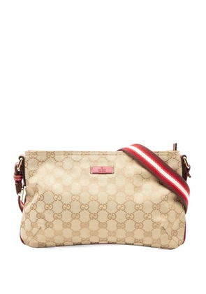 Gucci Pre-Owned 2000-2015 GG Canvas Web crossbody bag - Brown