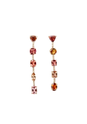 Jacquie Aiche 14K yellow gold Twiggy tourmaline earrings