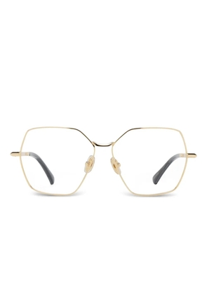 Max Mara Eyewear geometric-frame glasses - Gold