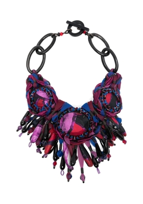 Giorgio Armani Pre-Owned 2000s beaded necklace - Black