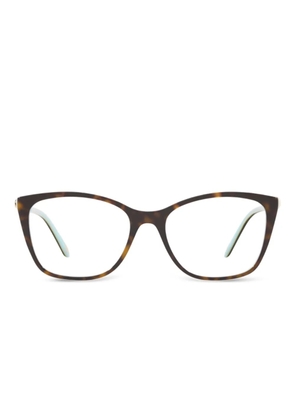Tiffany & Co Eyewear knot-detail cat-eye glasses - Brown