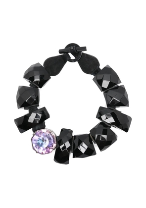 Giorgio Armani Pre-Owned 2000s faceted necklace - Black