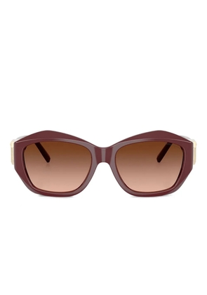 Tiffany & Co Eyewear geometric-framed sunglasses - Red