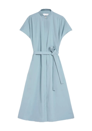 Jil Sander Poplin belted cotton dress - Blue