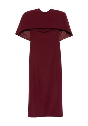AXEL 113 Margot caped midi dress - Red