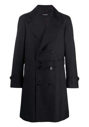 Dolce & Gabbana belted trench coat - Black
