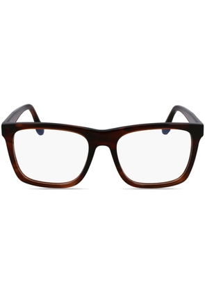 Victoria Beckham Eyewear rectangle-frame glasses - Brown
