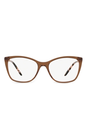 Tiffany & Co Eyewear knot-detail tortoiseshell glasses - Brown