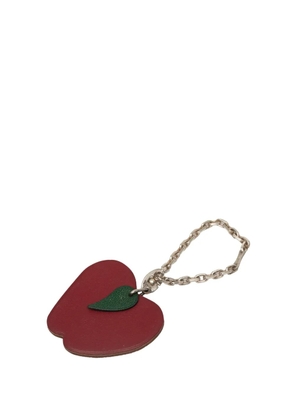 Hermès Pre-Owned 2000-2015 Leather Apple Bag Charm key chain - Green