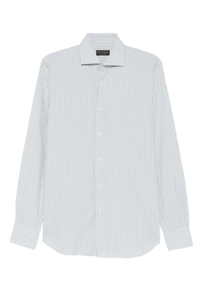 Dell'oglio striped buttoned shirt - Blue