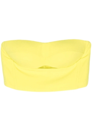 Patrizia Pepe cut-out bustier top - Green