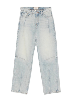 Triarchy panelled slit jeans - Blue