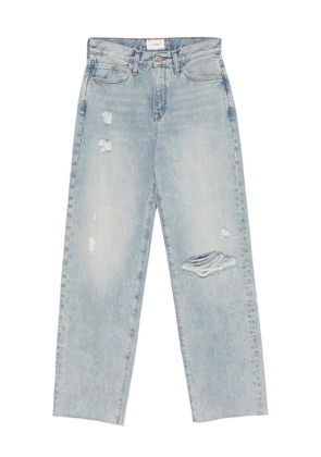 Triarchy distressed frayed jeans - Blue