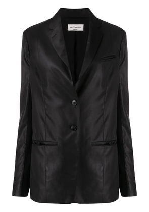 NELLS NELSON matte-finish blazer - Black