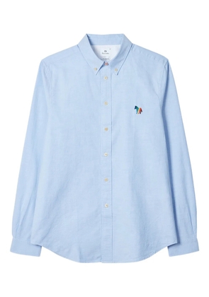 PS Paul Smith embroidered-detail shirt - Blue