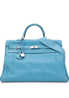 Hermès Pre-Owned 2005 Clemence Kelly II Relax 50 Voyage travel bag - Blue