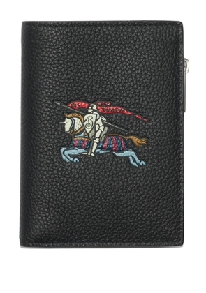 Burberry Equestrian Knight zip wallet - Black