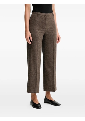 Sessùn cropped straight-leg trousers - Brown