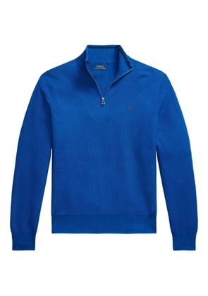 Polo Ralph Lauren quarter-zip cotton sweater - Blue