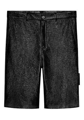Courrèges pocket button-fastening shorts - Black