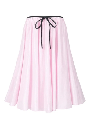 STAUD Sofia tie mini dress - Pink