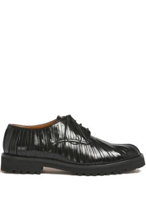 Marni cut-and-sewn oxford shoes - Black