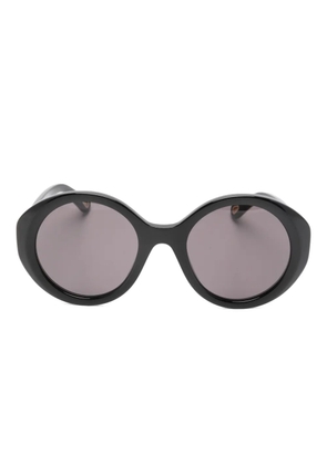 Chloé Eyewear oval-frame sunglasses - Black