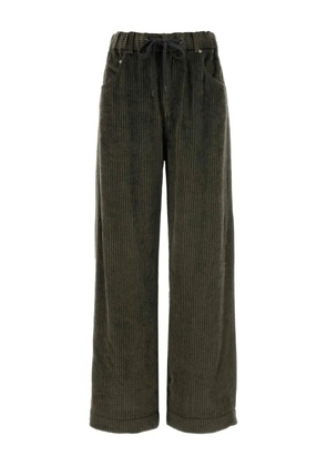 Brunello Cucinelli corduroy trousers - Green