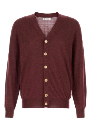 Brunello Cucinelli buttoned cardigan - Red
