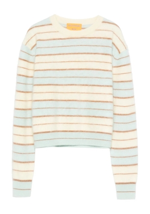 Guest In Residence Grizzly striped sweater - Blue