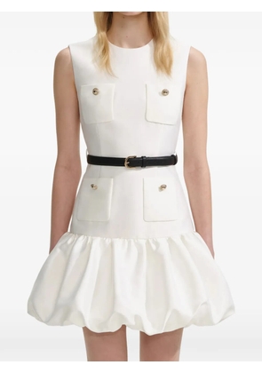 Self-Portrait sleeveless mini dress - White