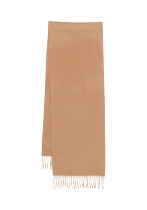 Begg x Co fringed plain scarf - Neutrals