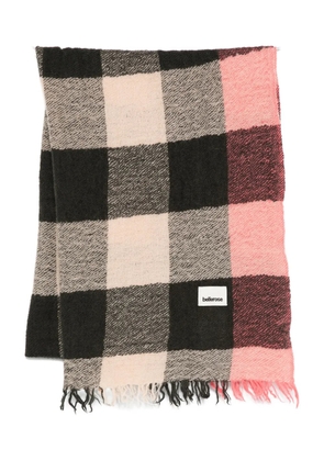 Bellerose Sidar checkered fringed scarf - Neutrals